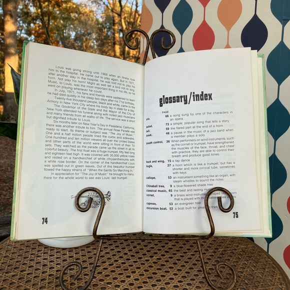 Jazz Ambassador Louis Armstrong by Ruby Wilson Sanders 1973 Hardback USA Printed - Picture 13 of 13